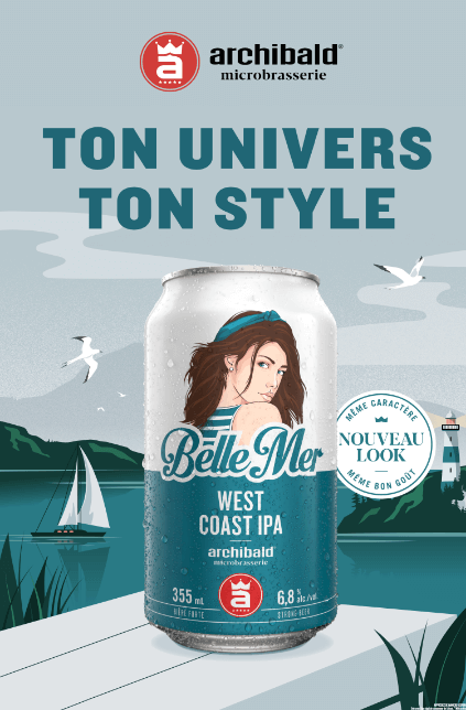 Affiche Belle mer West coast